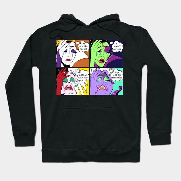 Villain World Problems Hoodie by SwanStarDesigns